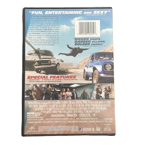 Fast and Furious 6 DVD - Picture 2 of 2